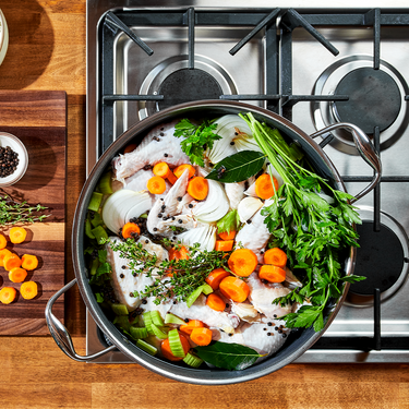 12QT Hybrid Stock Pot with Lid (11.35 L)