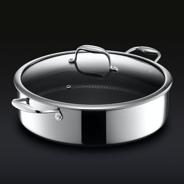 7QT Hybrid Deep Sauté Pan/Chicken Fryer with Lid (6.6 L)