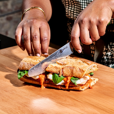 Juego de Cuchillos de Acero Damasco, 2 pzas.