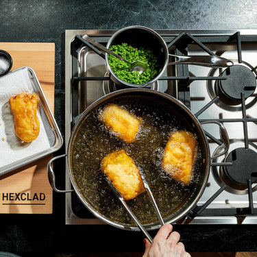 Sartén Hondo Hybrid para Saltear/Freír Pollo con Tapa, 7QT (6.6 L)
