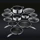 Set Sartenes y Ollas Hybrid (12 Piezas)
