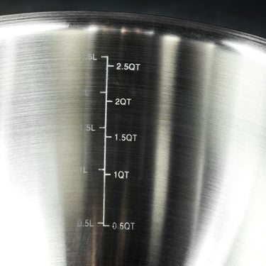 Juego de Tazones de Acero Inoxidable con Tapas de Sellado al Vacío, 6 Piezas