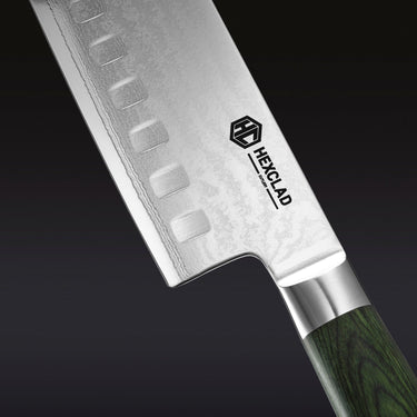 Damascus Steel Nakiri Knife, 6.5" (16.5cm)