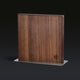 Magnetic Walnut Knife Block