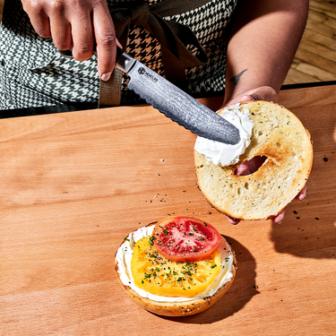 Juego de Cuchillos de Acero Damasco, 2 pzas.