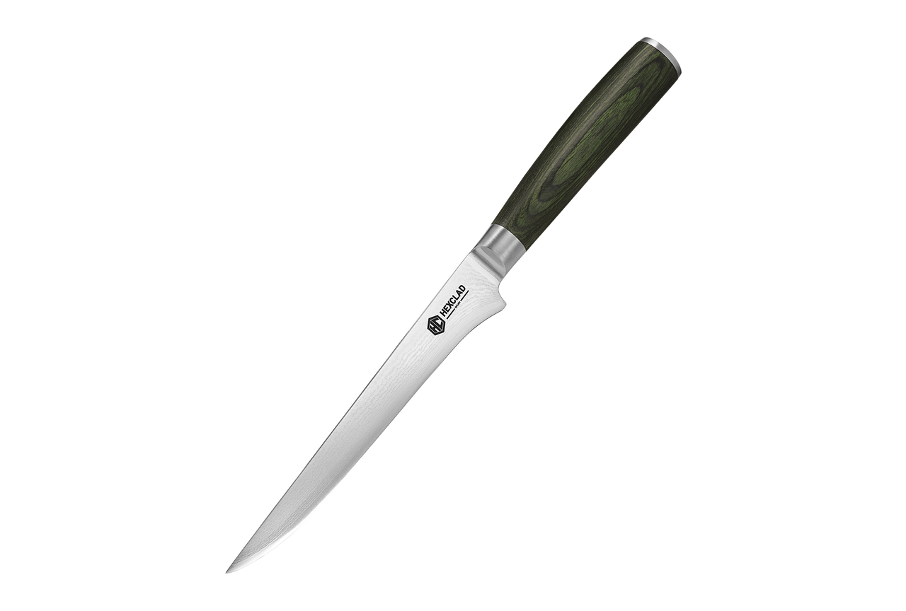 Cuchillo Deshuesador de Acero Damasco 6" (15cm)