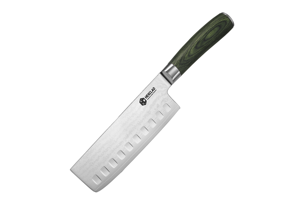 Damascus Steel Nakiri Knife, 6.5" (16.5cm)