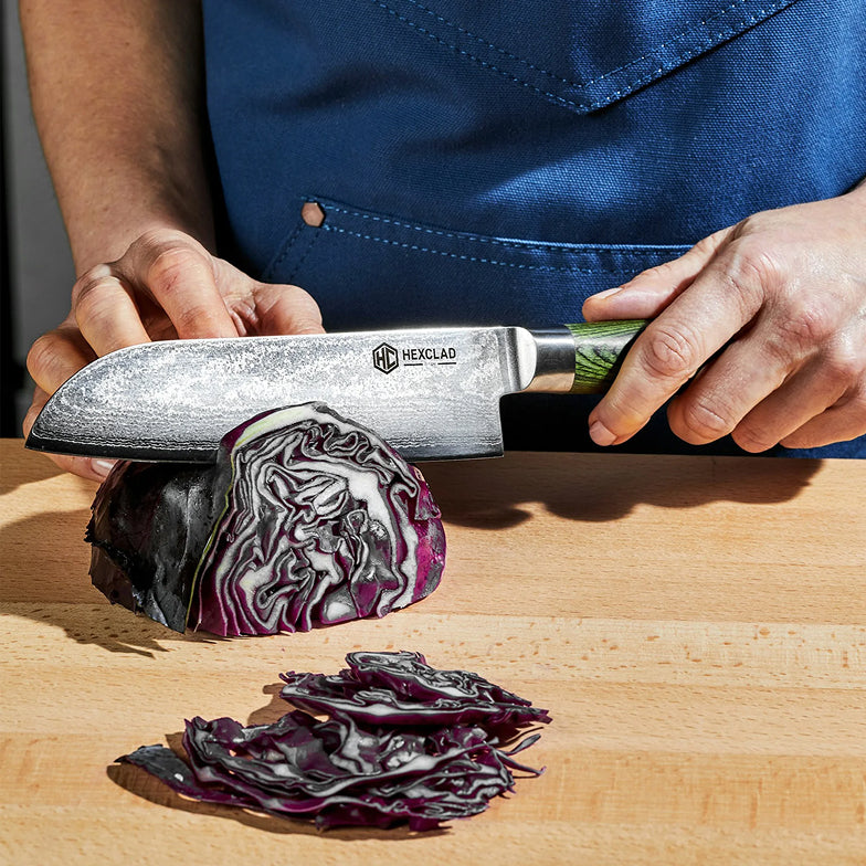 Cuchillo Santoku de Acero Damasco, 7" (17 cm)