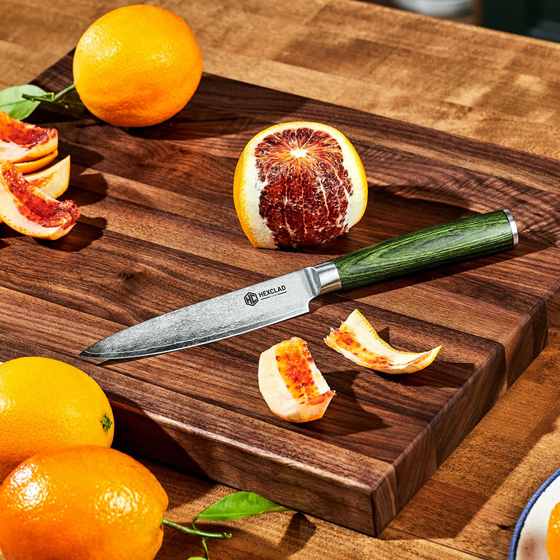 Cuchillo Utilitario de Acero Damasco, 5" (12 cm)