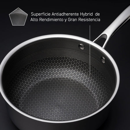 Olla con superficie antiadherente